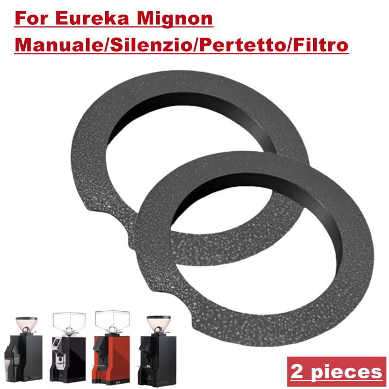 Coffee Equipment Grinder - 2pcs Anti-Clogging Ring for Eureka Mignon