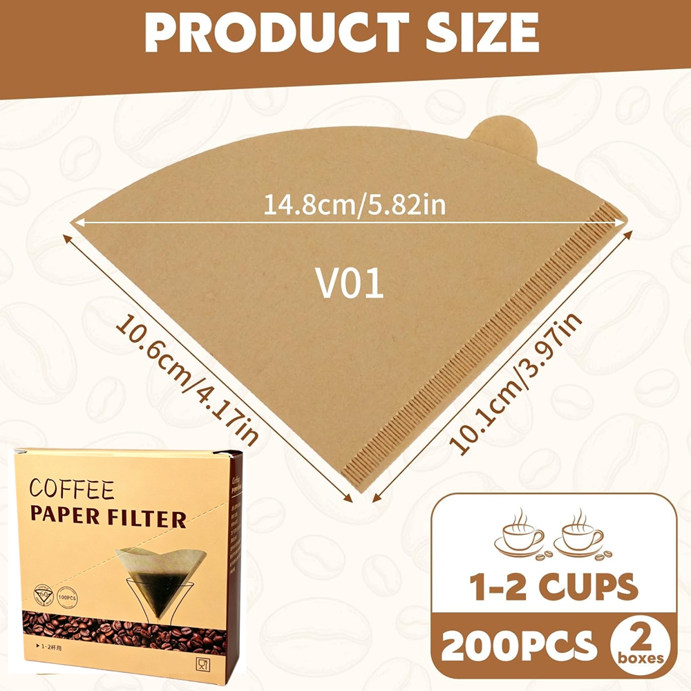 Coffee Filters 200 Count Cone  - Coffee Equipment Cleaner review and price