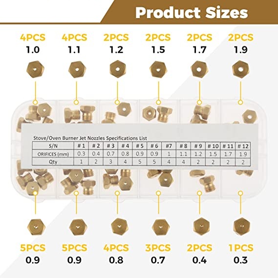 36Pc LP Propane Natural Gas Bu - Steam Wand Tip review and price