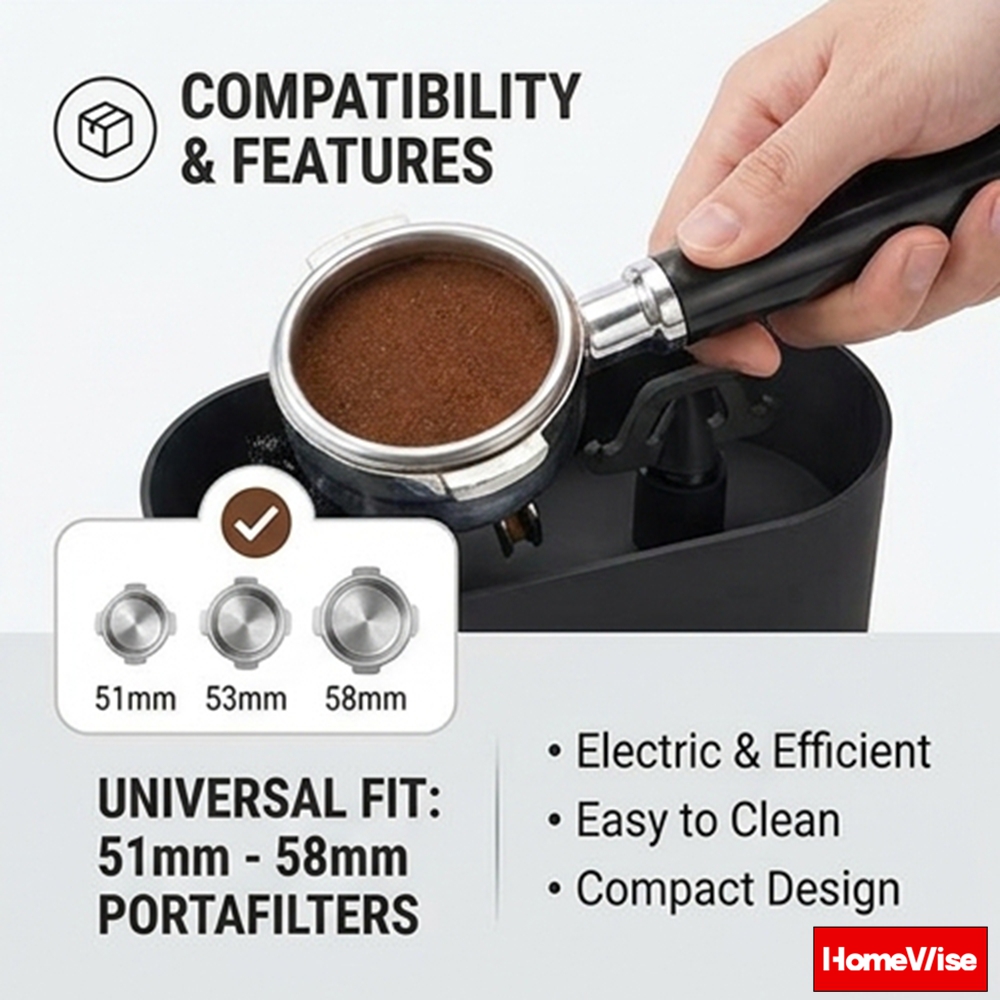 HomeWise CP-1 Electric Coffee  - Coffee Equipment Cleaner review and price