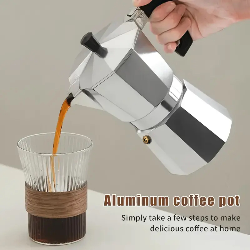 Classic Aluminum Moka Pot 50-3 - Coffee Equipment Camping review and price