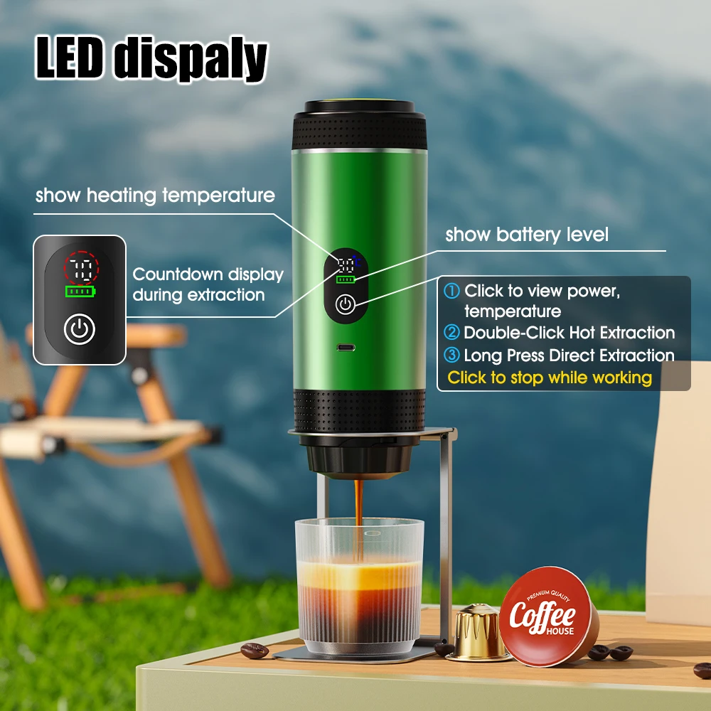 DENOKIN 3-in-1 Capsule Coffee  - Coffee Equipment Camping review and price