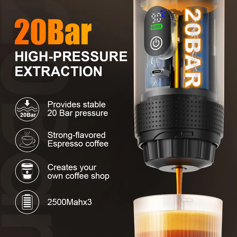 DENOKIN 3-in-1 Capsule Coffee  - Coffee Equipment Camping review and price