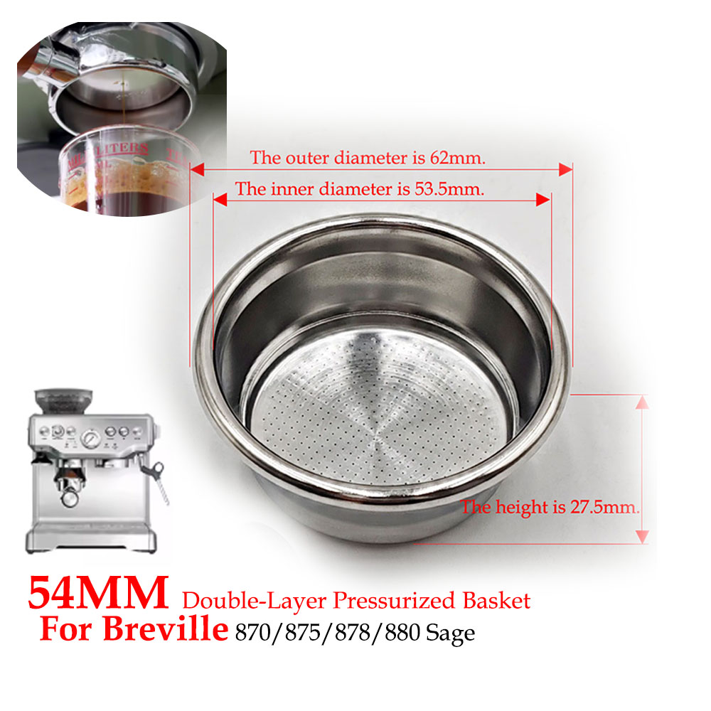 54mm Dual-Layer Pressurized Fi - Coffee Extraction Equipment review and price