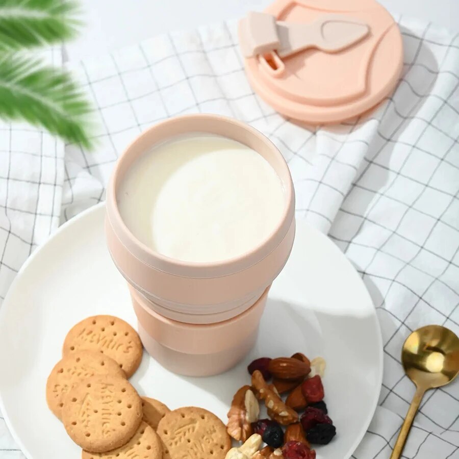 350ML Food-Grade Silicone Fold - Coffee Equipment Camping review and price
